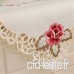 JITIAN Rectangle Nappe Brodée Floral Dentelle Bord Dustproof Table Housses Maison Party Wedding Table Cloths - B07H3KY2HT